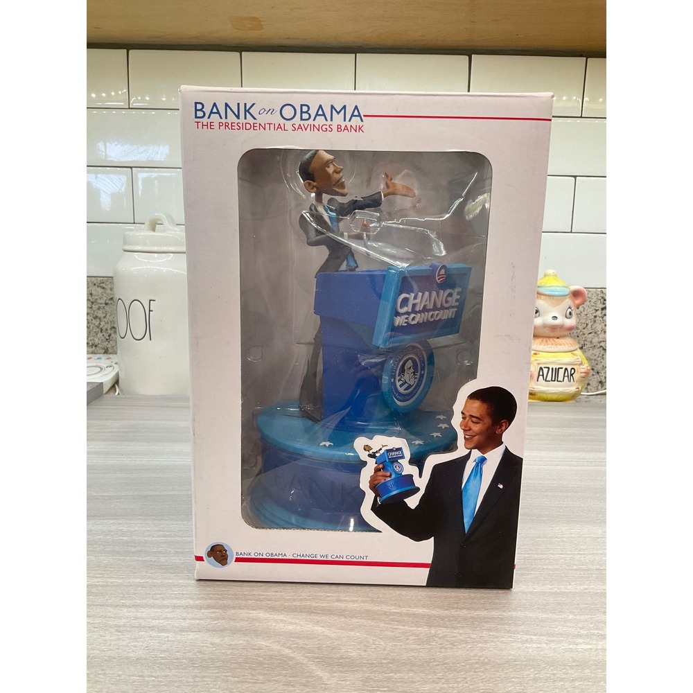 BARACK OBAMA THE PRESIDENTIAL SAVINGS BANK CHANGE WE CAN COUNT ON COLLECTIBLE